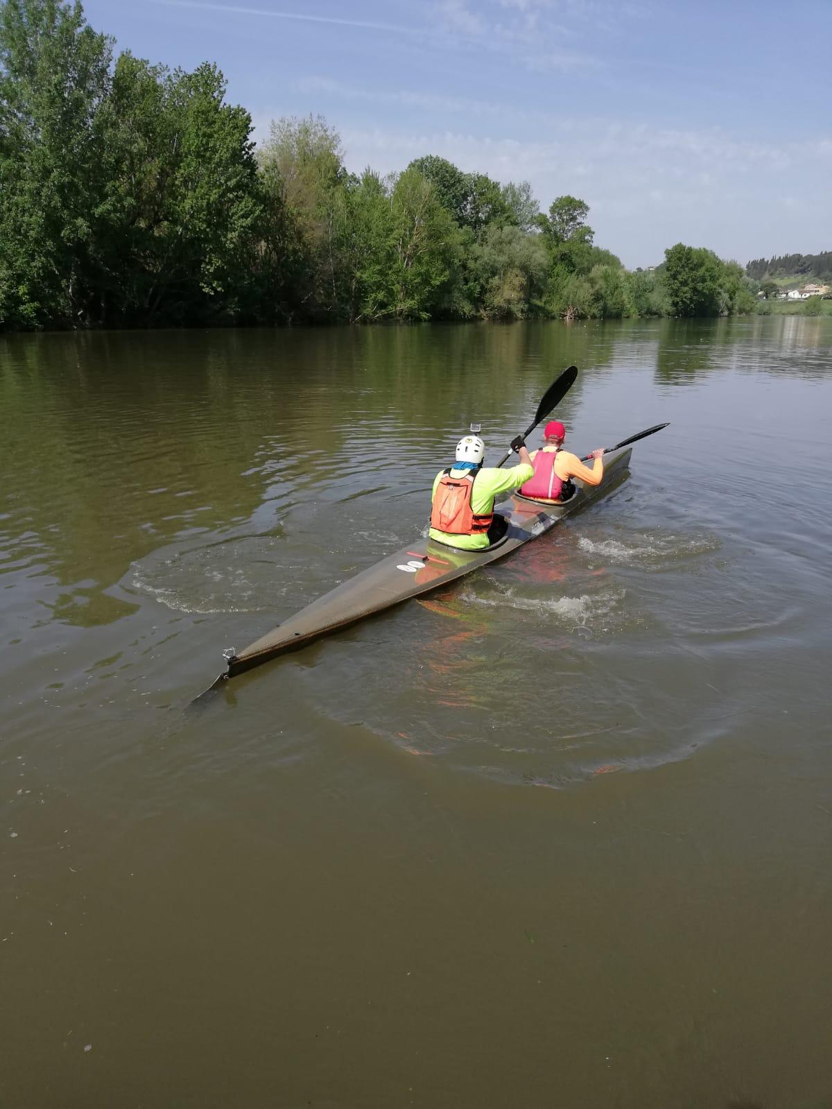 Arno navigabile con canoa